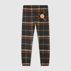 Pantalon Jogg Check - Moka - Mixte