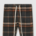 Pantalon Jogg Check - Moka - Mixte