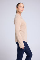 Chemise Boutonnée Femme Johanna - Beige Crème