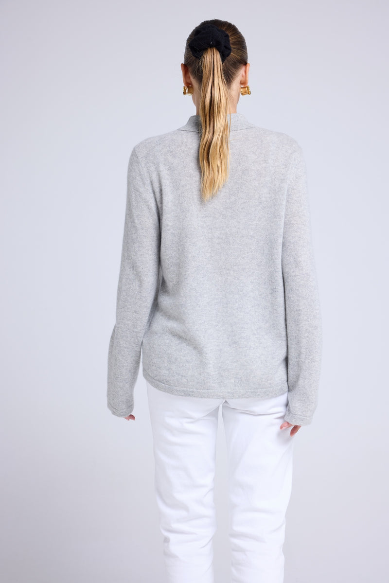 Chemise Boutonnée Femme Johanna - Gris Clair