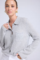 Chemise Boutonnée Femme Johanna - Gris Clair