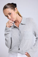 Chemise Boutonnée Femme Johanna - Gris Clair