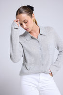 Chemise Boutonnée Femme Johanna - Gris Clair