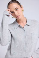 Chemise Boutonnée Femme Johanna - Gris Clair