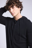 Sweat Zippe A Capuche John - Noir - Homme