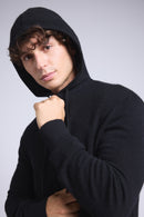 Sweat Zippe A Capuche John - Noir - Homme