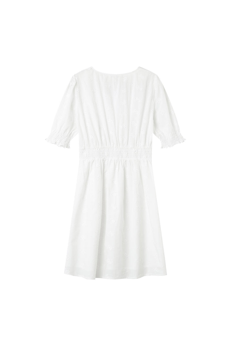 Robe Courte Joie Ecru