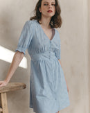 Robe Courte Joie Bleu