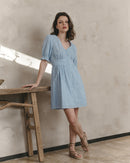 Robe Courte Joie Bleu
