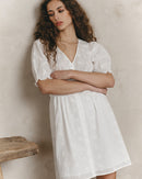 Robe Courte Joie Ecru