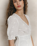 Robe Courte Joie Ecru