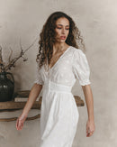 Robe Courte Joie Ecru