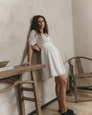 Robe Courte Joie Ecru