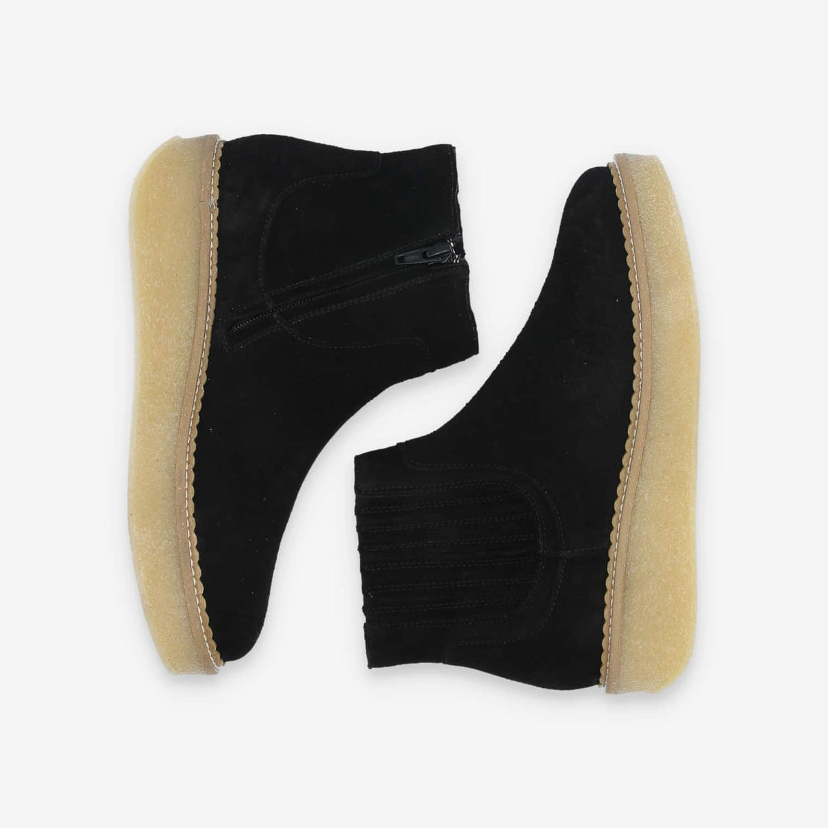 Pallas Zip Beetle W - Suede - Black
