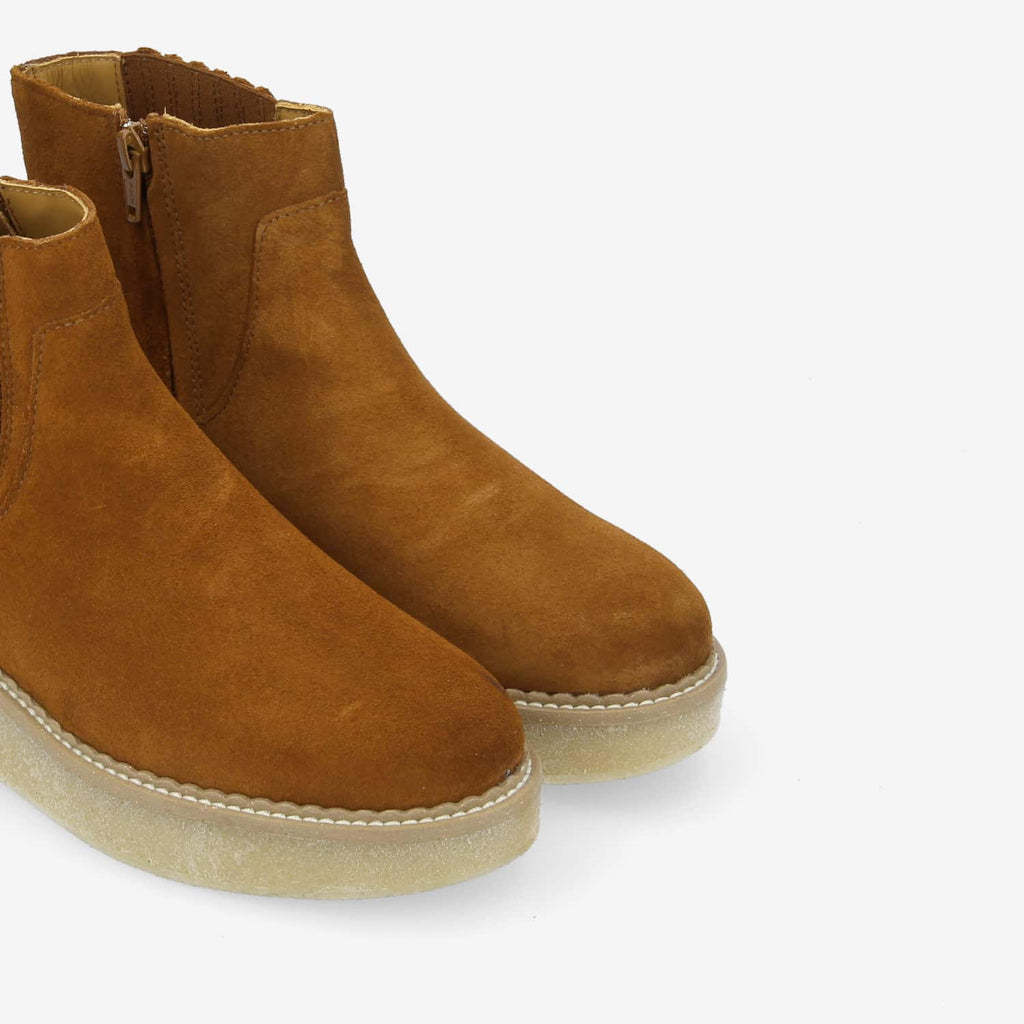 Pallas Zip Beetle W - Suede - Caramel