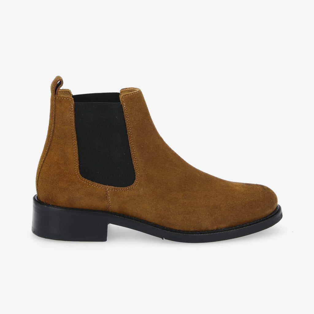 Candide Chelsea W - Suede - Cuoio