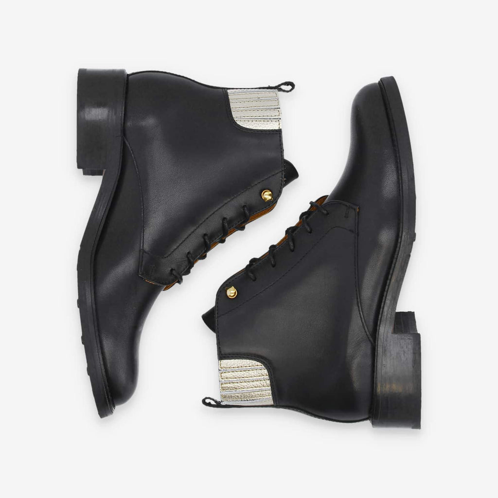 Candide Dst Boots W - Nappa/Futura - Black/Gold