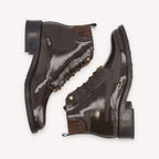 Candide Dst Boots W - W.Patent/Suede - Chocolat/Chocolat