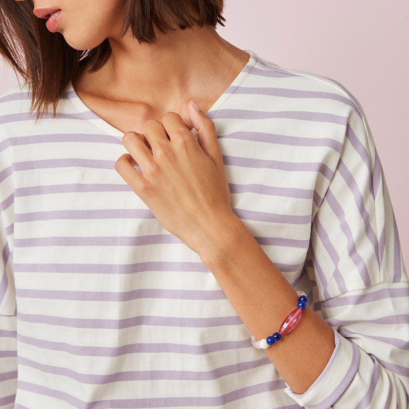 Jolise Sweatshirt - Jer Ecru/Crocus