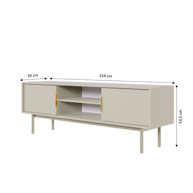 TV cabinet - Jona - Cashmere