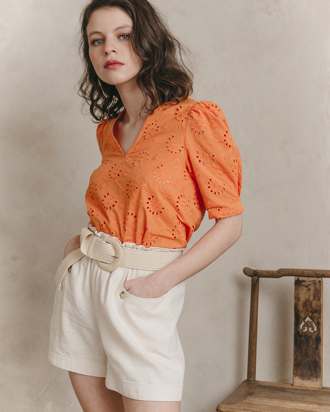 Blusa Jonas - Naranja