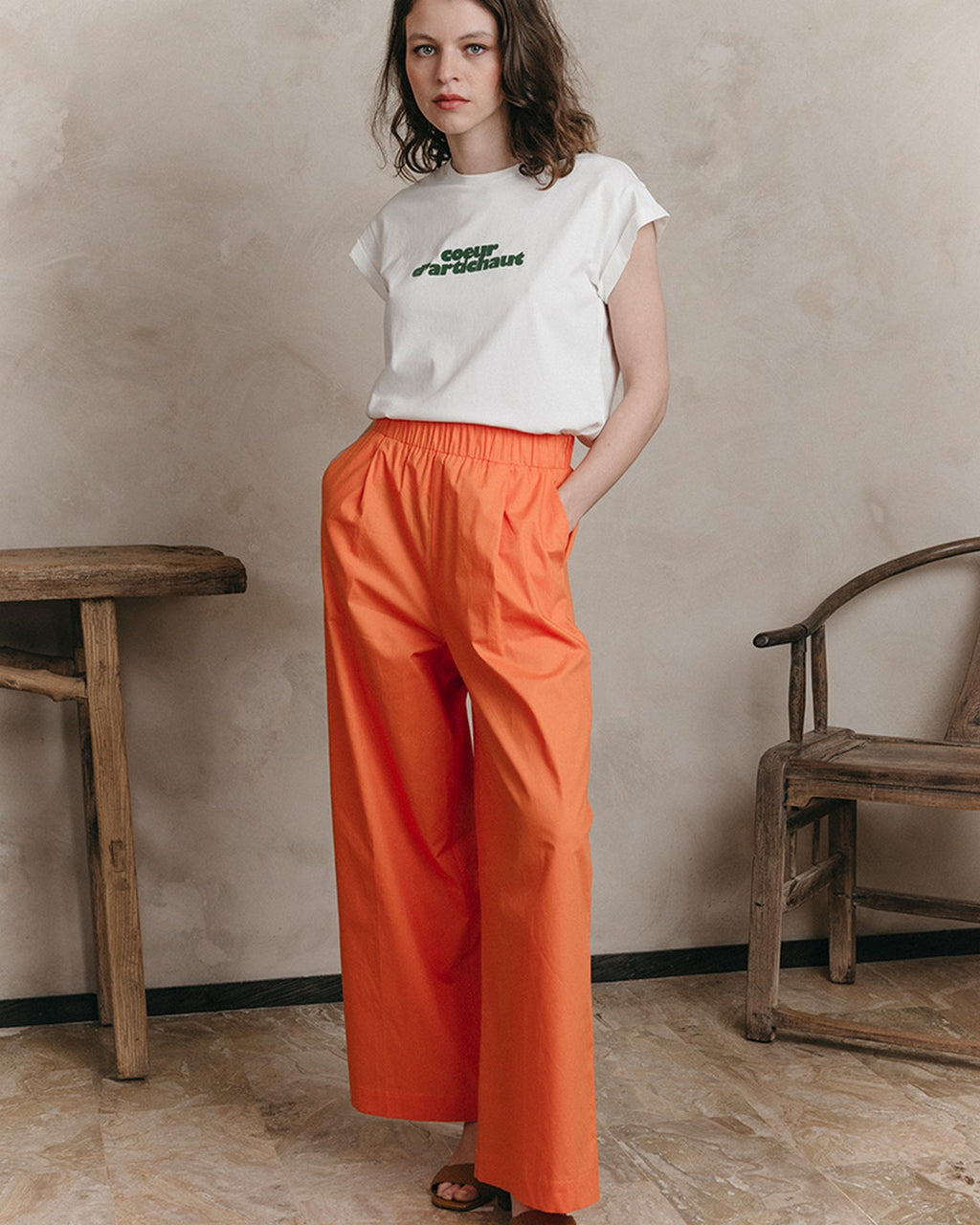 Pantalon Jonathan - Orange