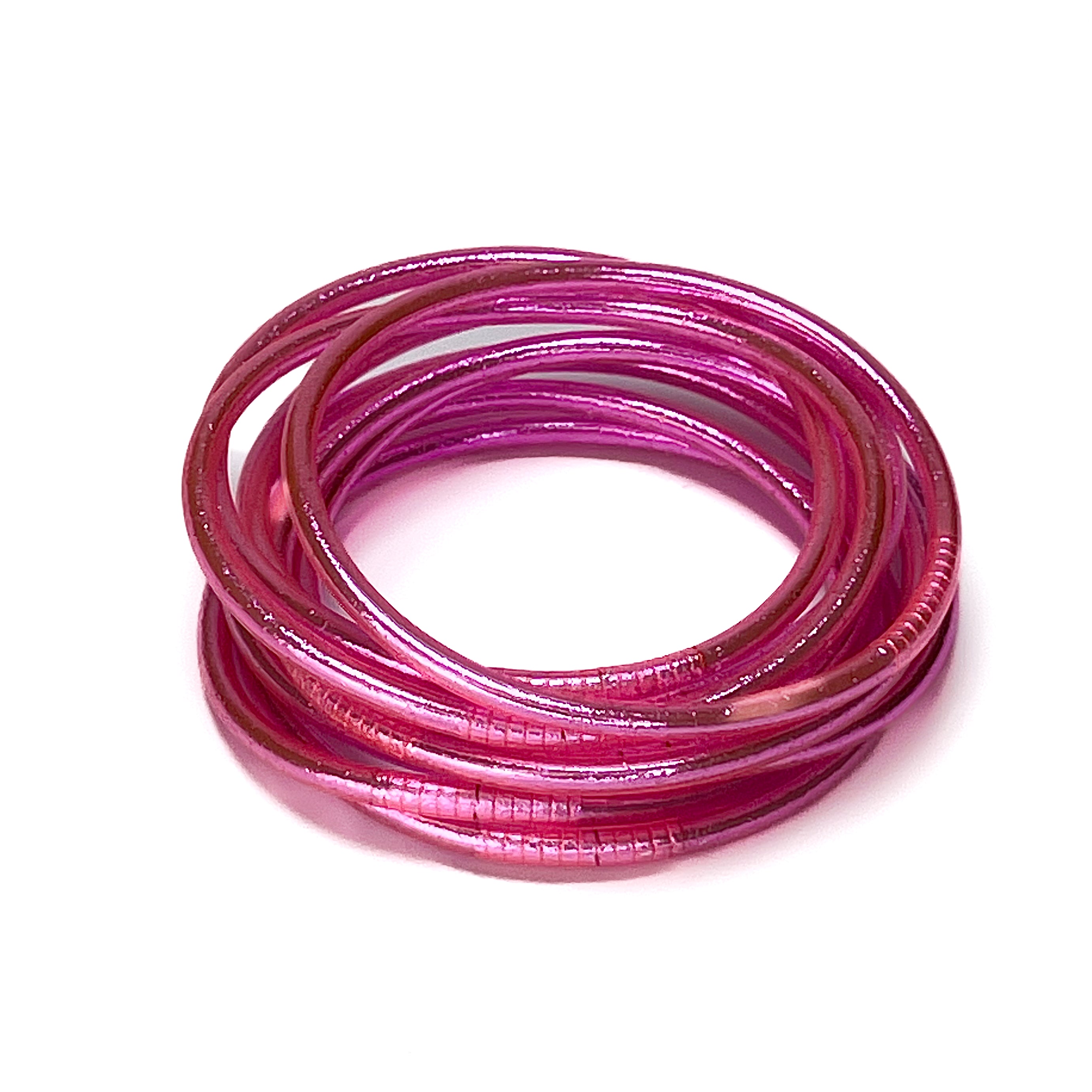 Jonc Bouddhiste Fin Pink