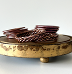 Slim Buddhist Bangle Plum