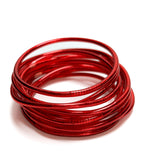 Jonc Bouddhiste Fin Rouge Amour