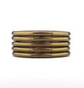 Jonc Bouddhiste Mantra Antique Gold