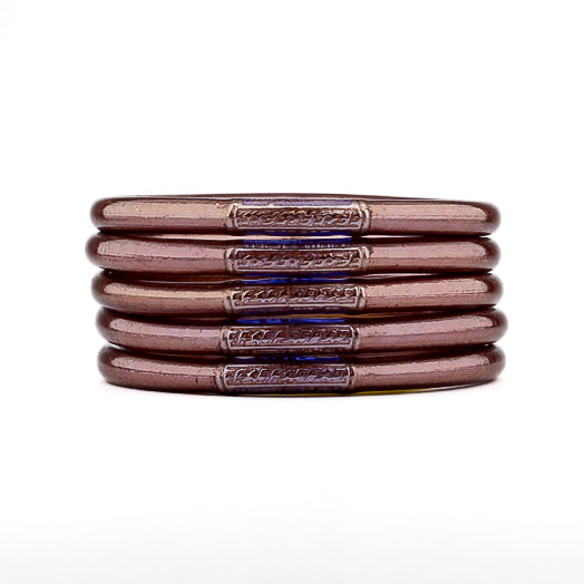 Jonc Bouddhiste Mantra Mauve