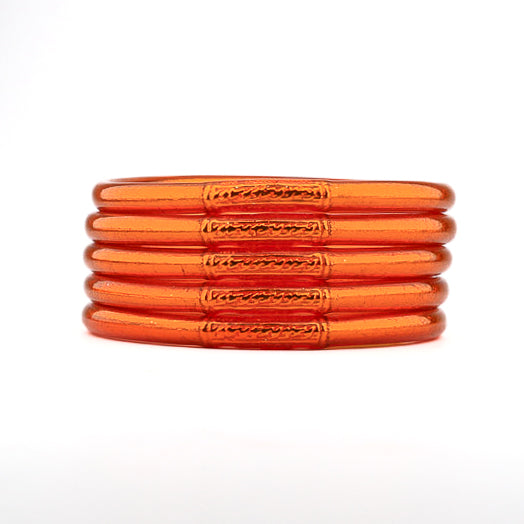 Jonc Bouddhiste Mantra Orange