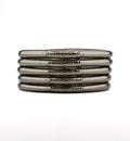 Buddhist Mantra Bangle Silver Antique