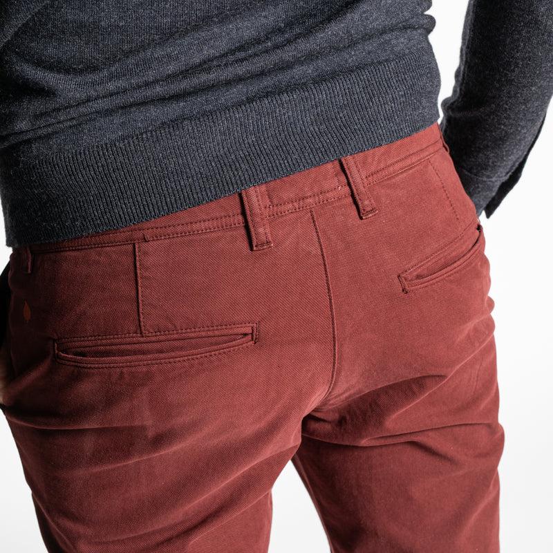 Pantalon Chino Joseph Bordeaux Slim