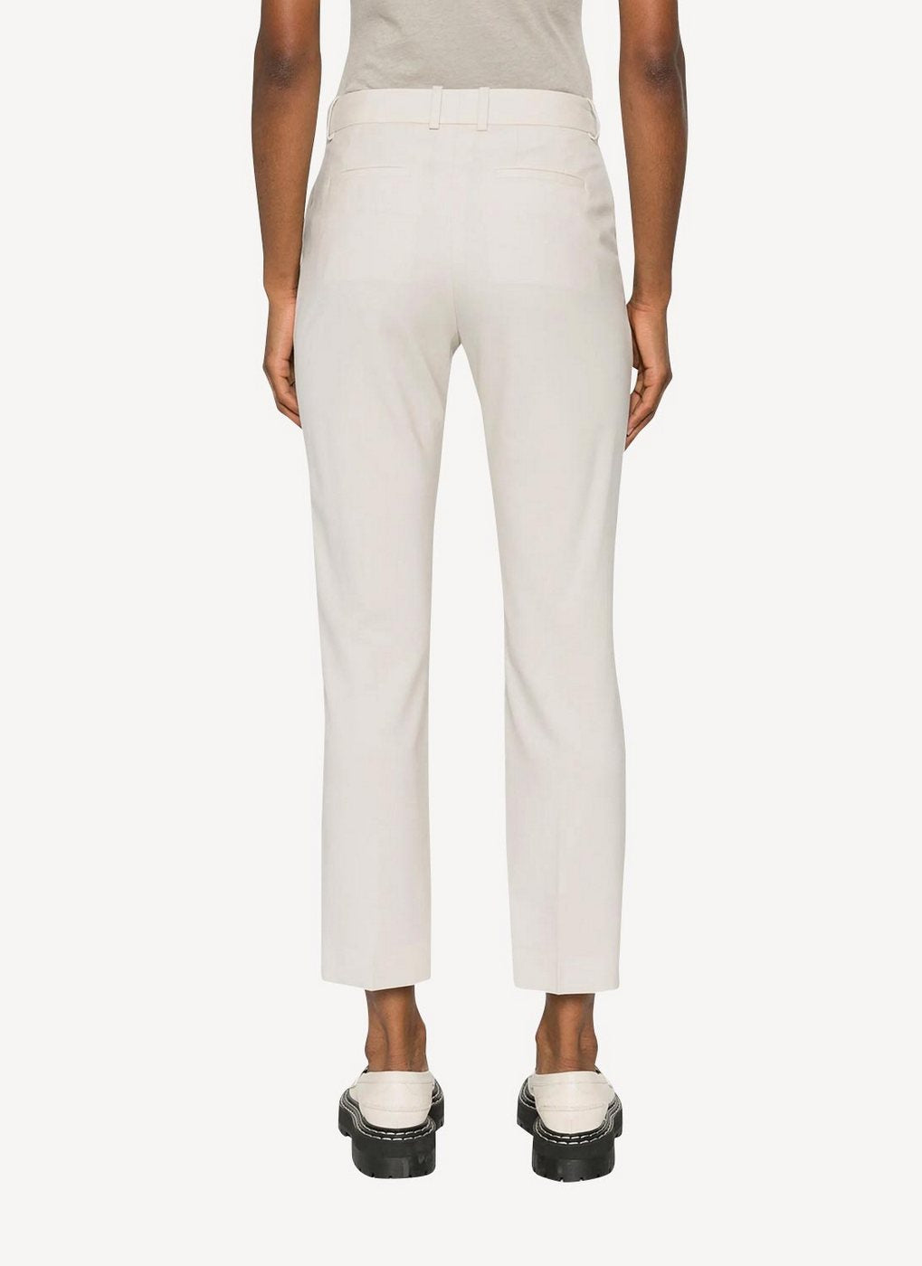 Joseph - Pantalon En Laine Coleman - White - Femme