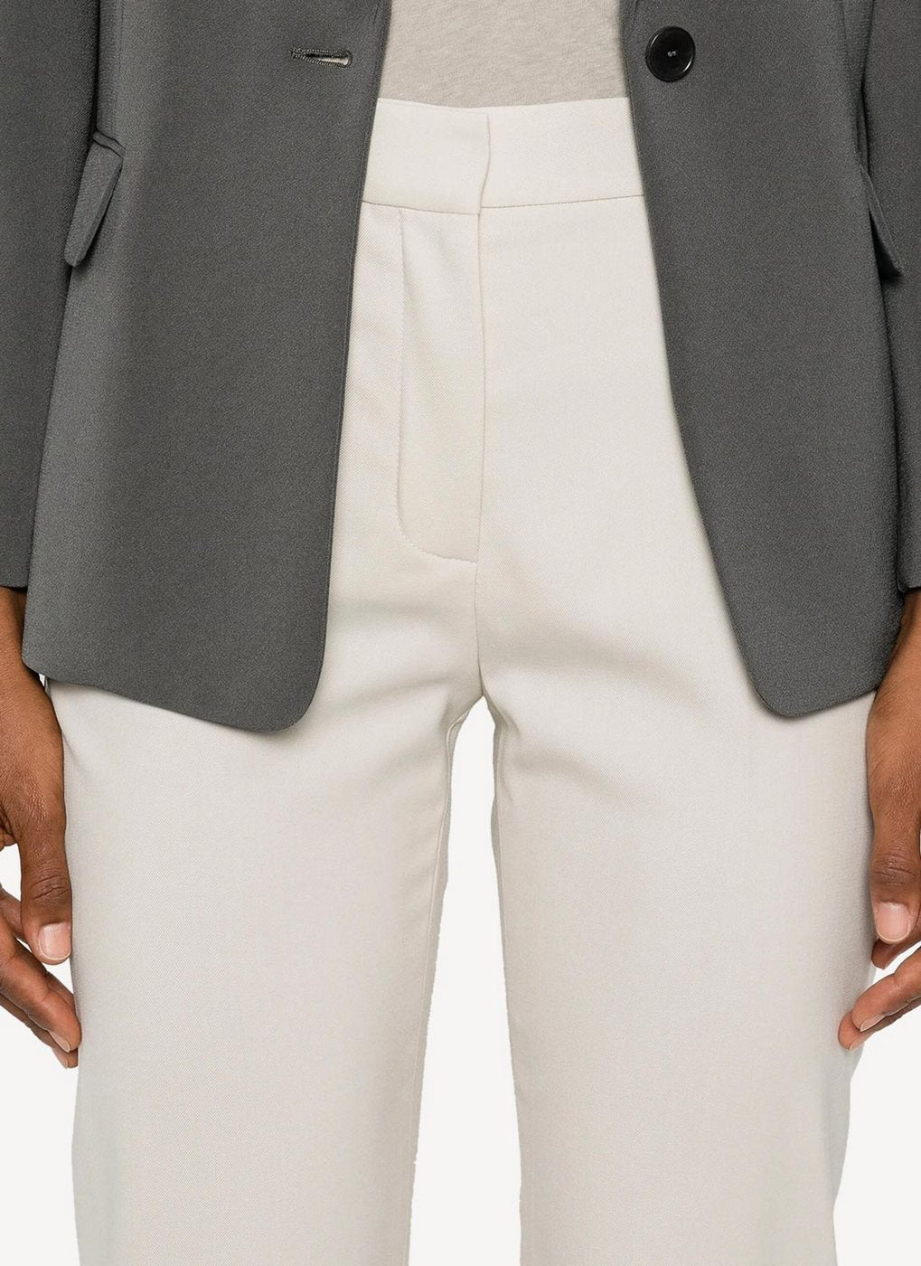 Joseph - Pantalon En Laine Coleman - White - Femme