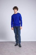 Jersey de cuello redondo Josh - Azul real - Hombre