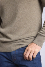 Jersey de cuello redondo Josh - Verde caqui - Hombre
