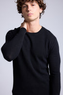 Pull Col Rond Josh - Noir - Homme