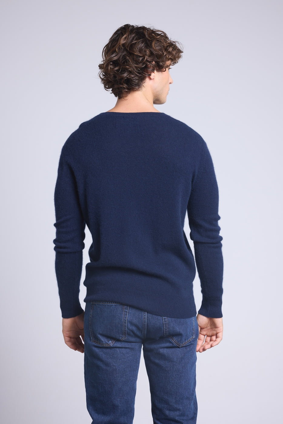 Pull Col Rond Josh - Bleu Marine - Homme