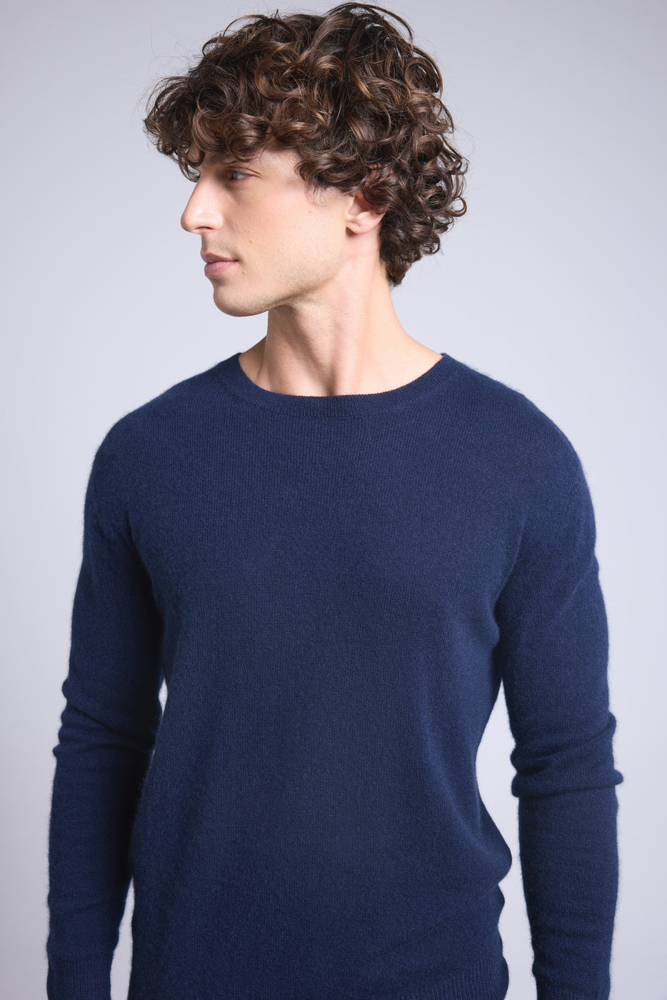 Pull Col Rond Josh - Bleu Marine - Homme