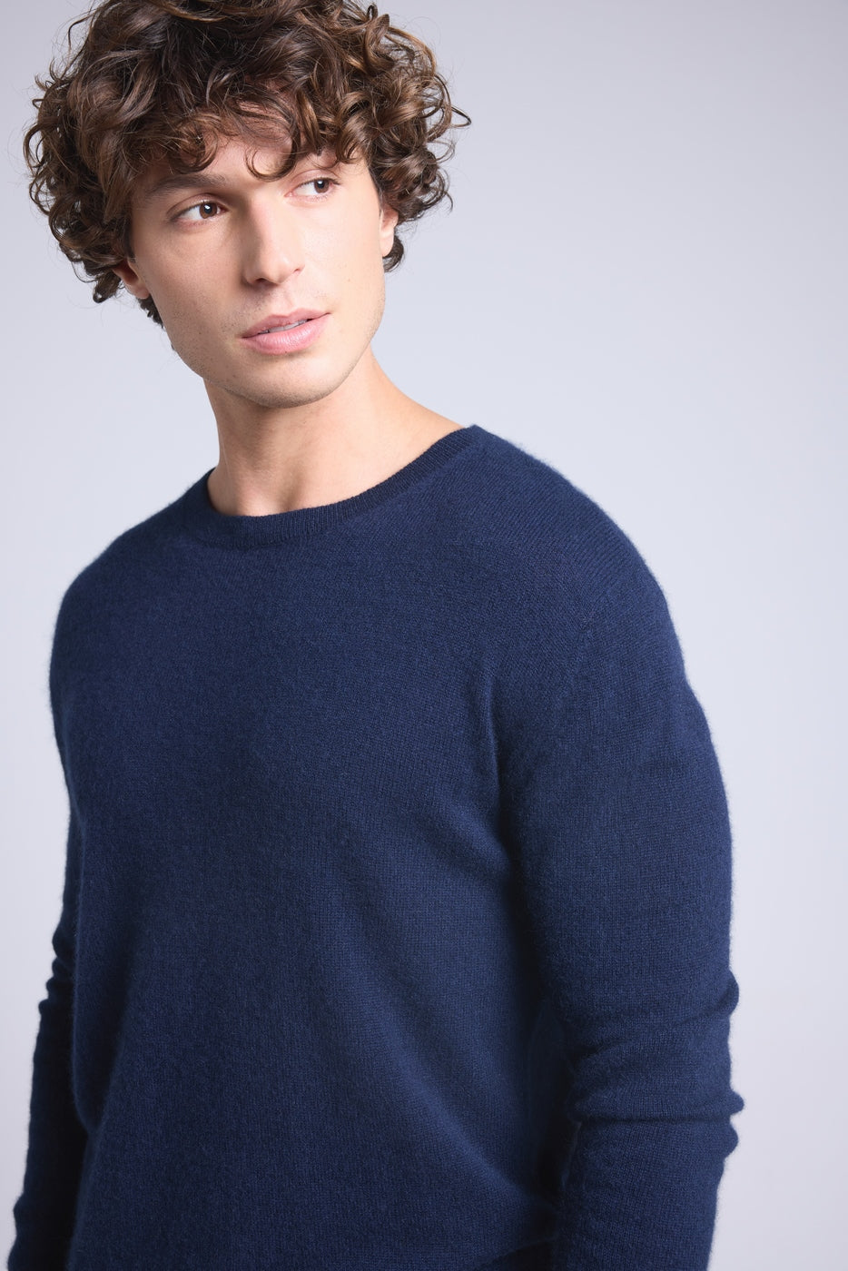Pull Col Rond Josh - Bleu Marine - Homme