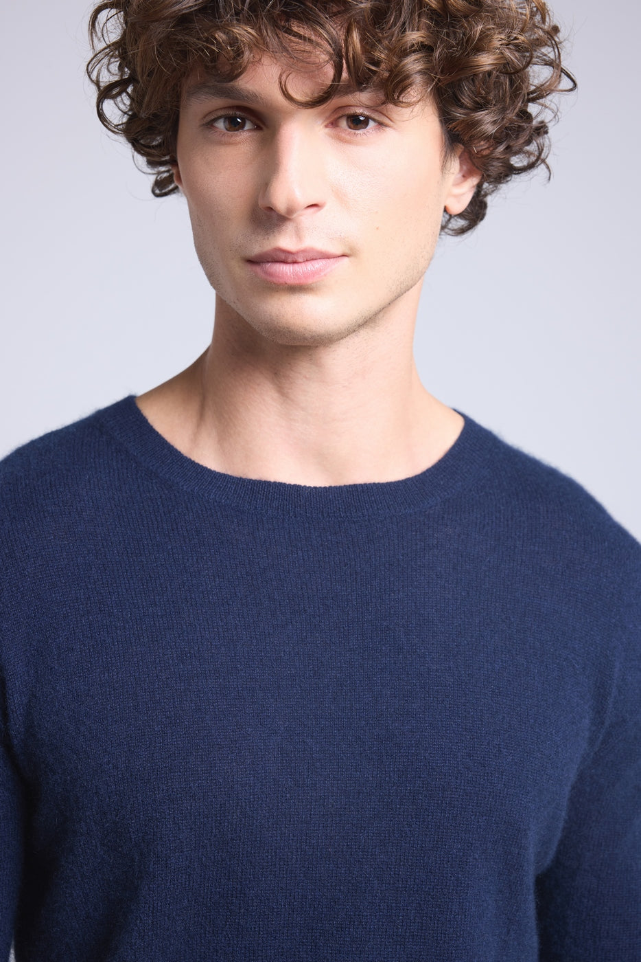 Pull Col Rond Josh - Bleu Marine - Homme