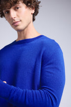 Jersey de cuello redondo Josh - Azul real - Hombre