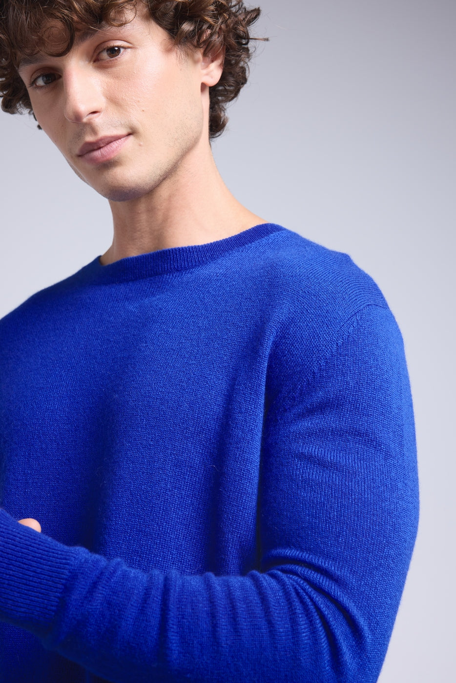 Jersey de cuello redondo Josh - Azul real - Hombre