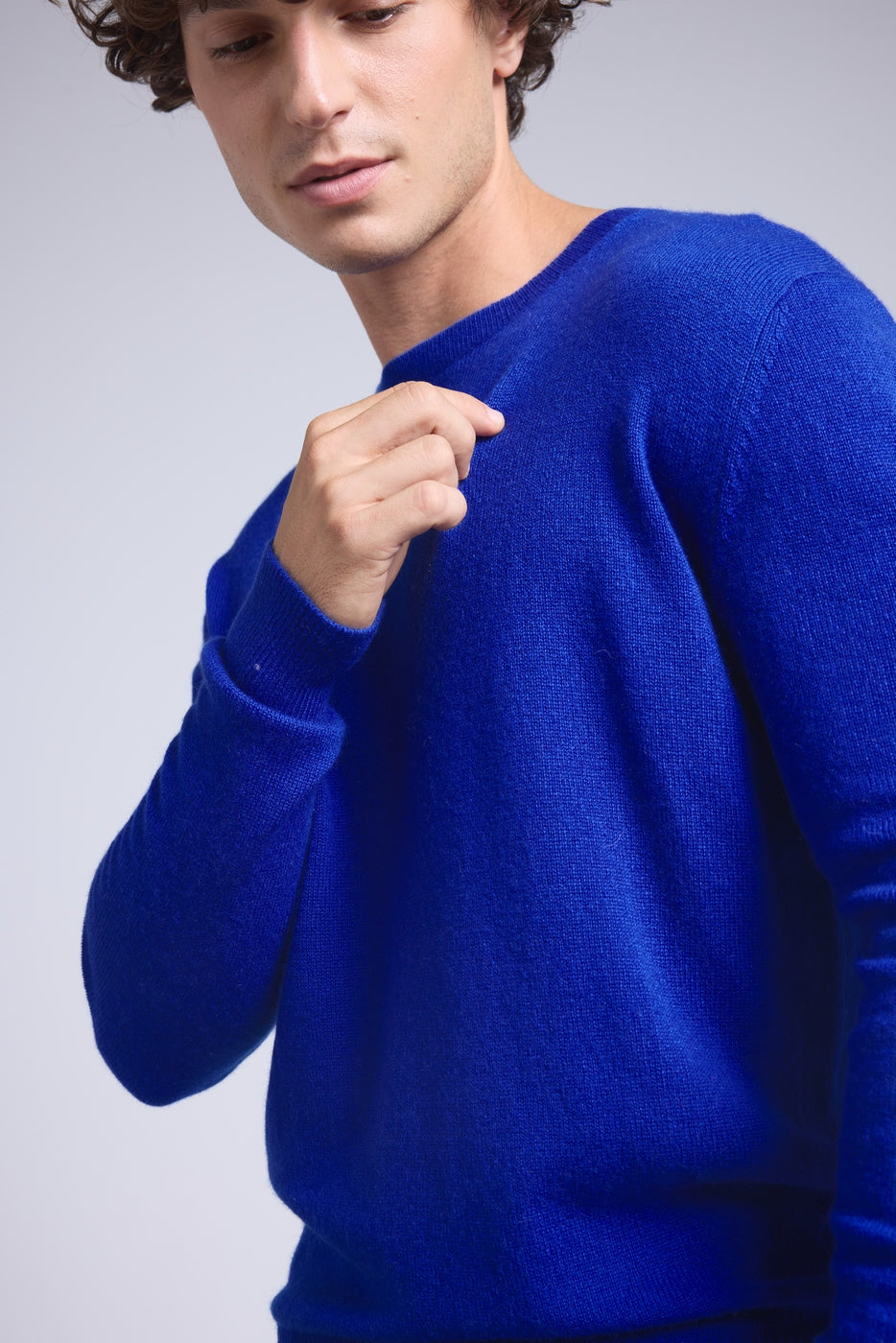 Jersey de cuello redondo Josh - Azul real - Hombre