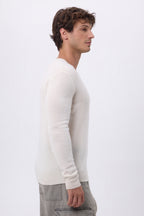 Col Rond Josh - Blanc - Homme