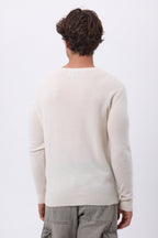 Col Rond Josh - Blanc - Homme