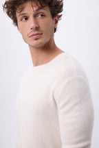 Col Rond Josh - Blanc - Homme