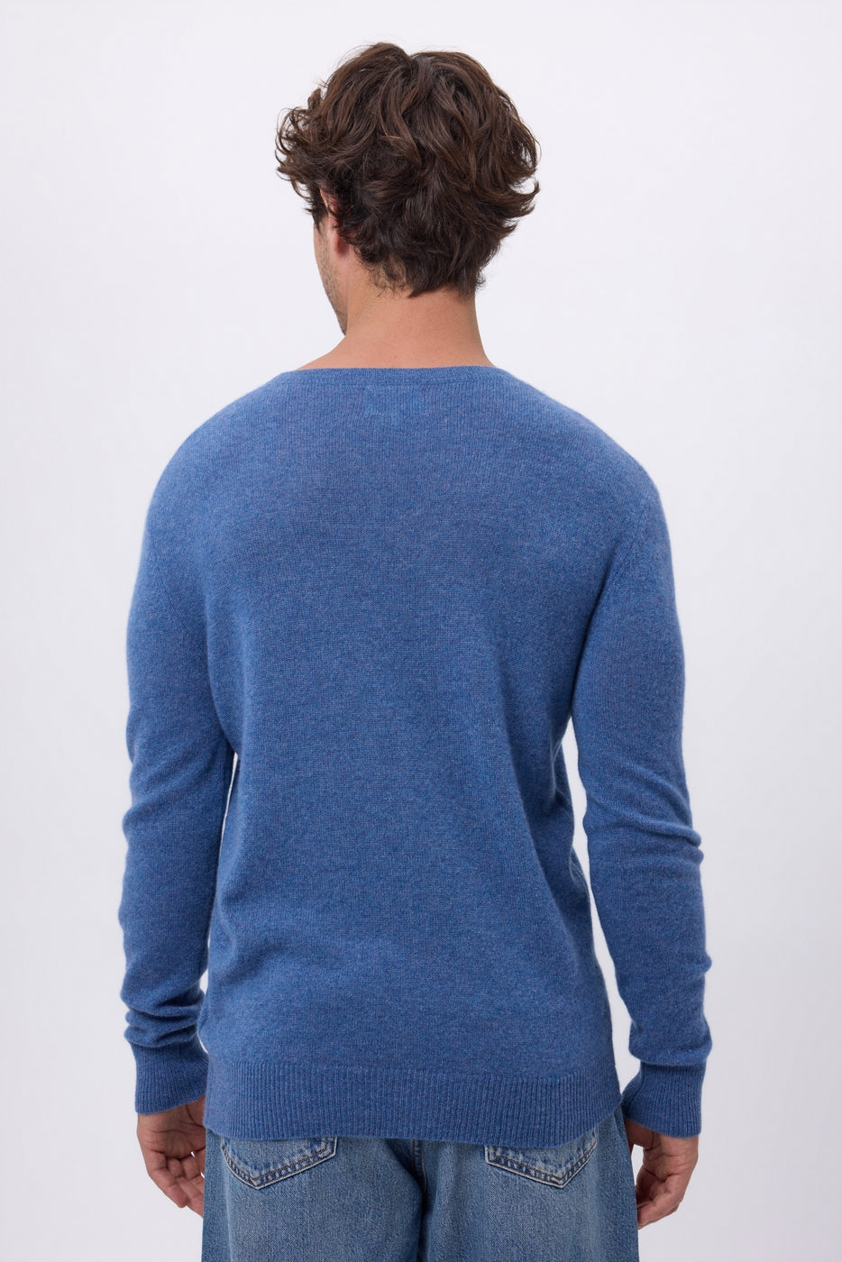 Josh Crew Neck - Denim Blue - Men
